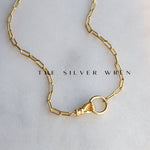 Gold Hand Pendant Necklace