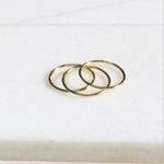 Aria Stackable Ring Gold