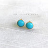 Gold Turquoise Studs