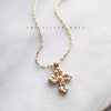 Ina Gold Cross Pendant Necklace