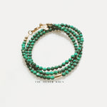 Beaded Malachite Necklace