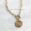 Gold Coin Toggle Necklace