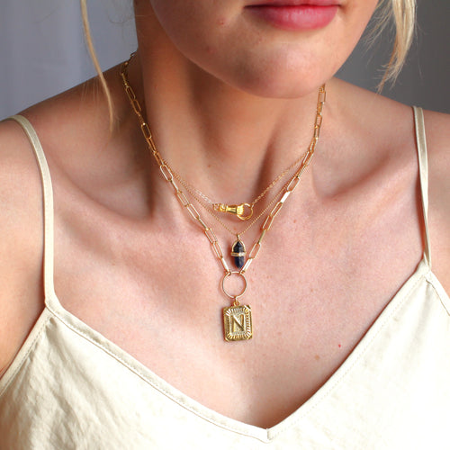 Dainty Natural Lapis Lazuli Necklace