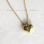 Dainty Puffy Heart Necklace