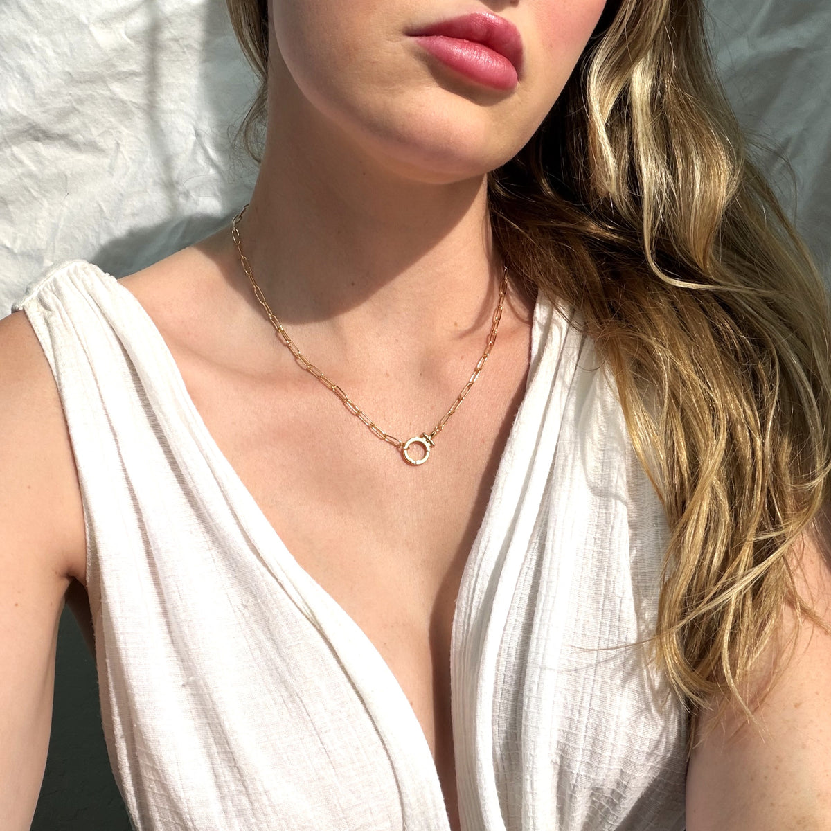Maren Ring Charm Holder Necklace