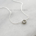 Silver Charm Holder Necklace