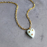 Elle Stone Heart Necklace