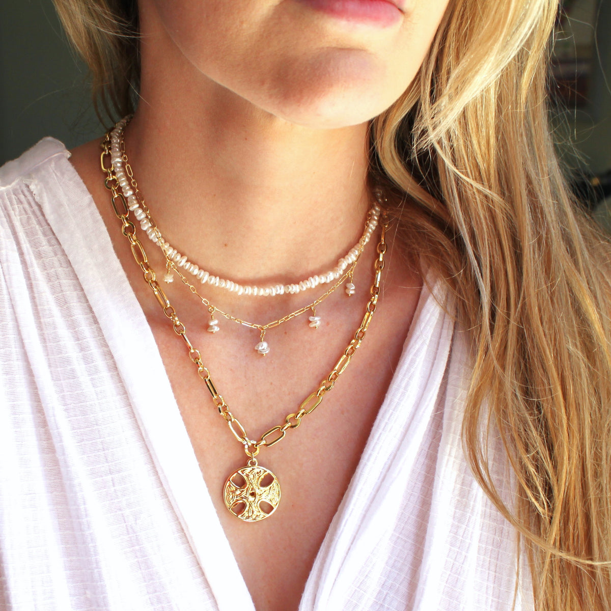 Suri Medallion Necklace