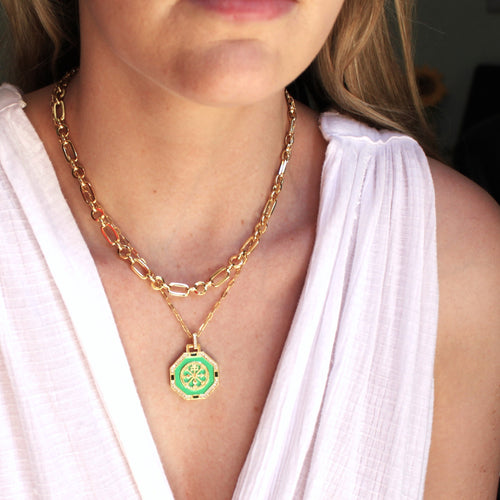 Ekko Medallion Necklace