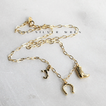 Evie Gold Charm Necklace