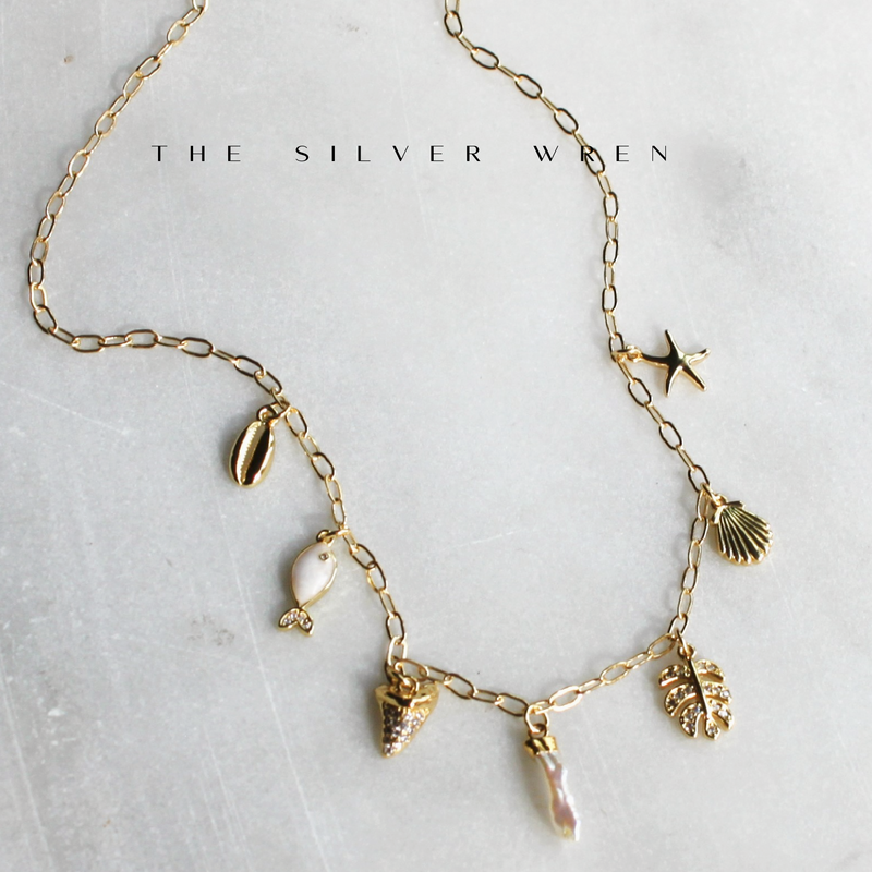 Evie Gold Charm Necklace