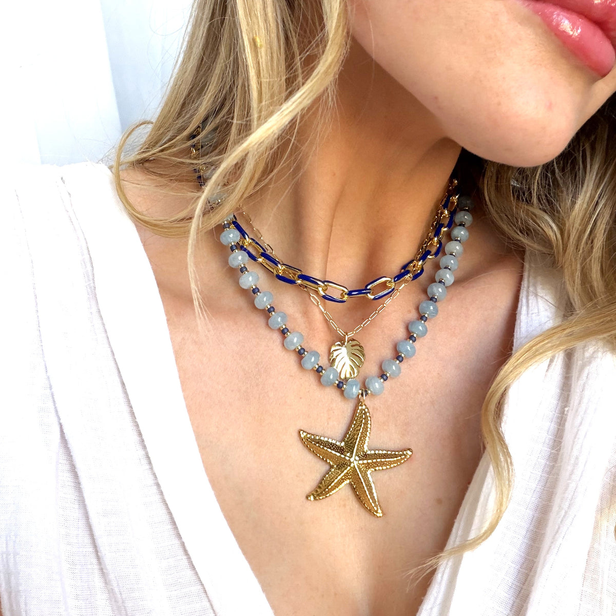 Desert Palm Pendant Necklace