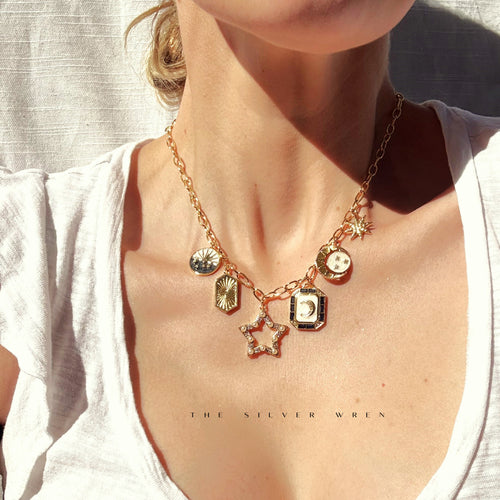 Celestial Multi Charm Necklace