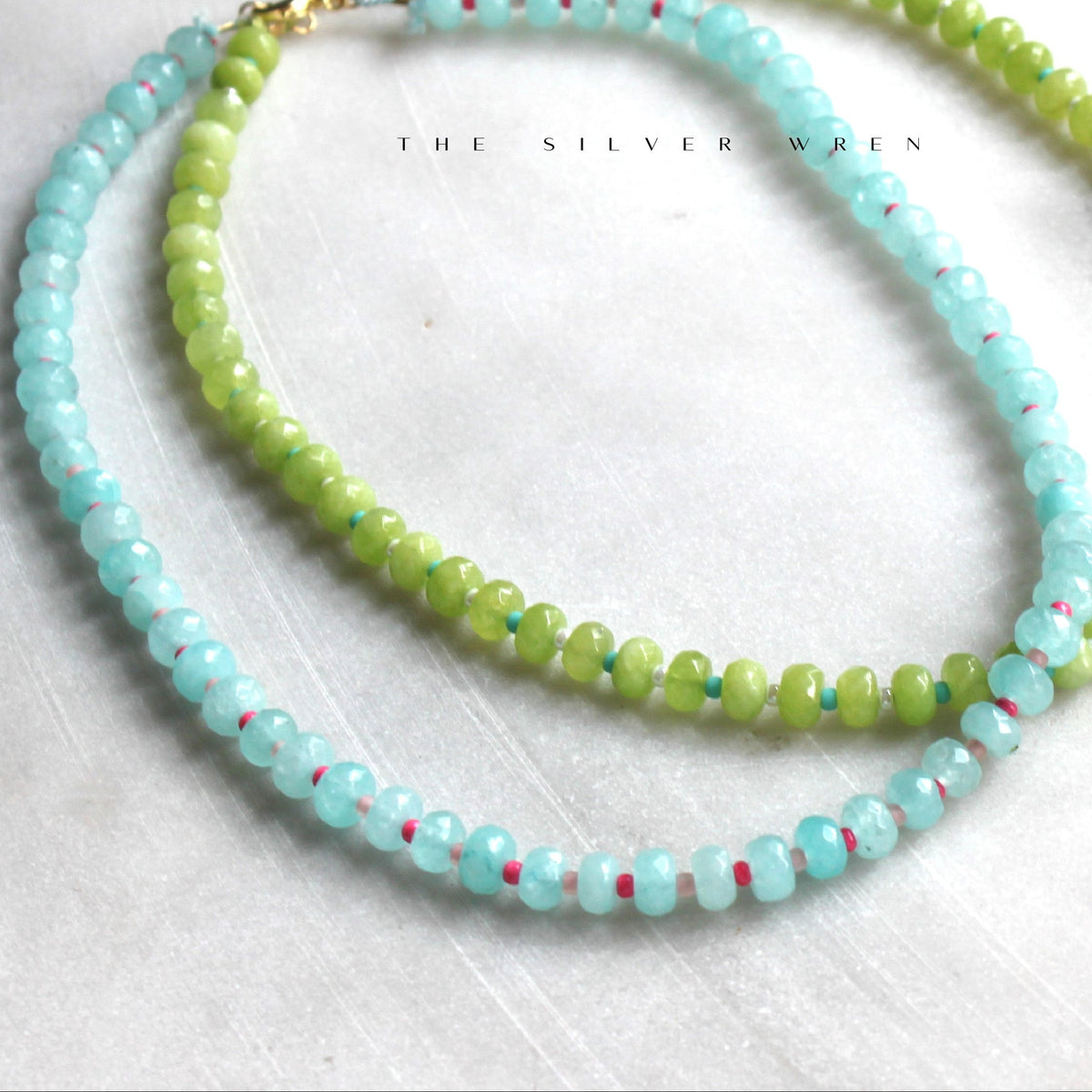 Islands Stone Candy Beaded Necklace