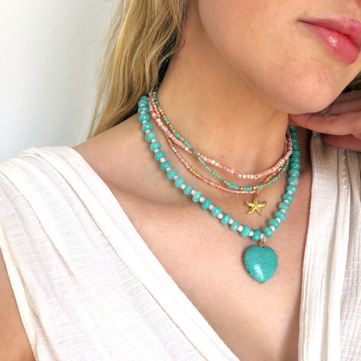 Starfish Unity Beaded Necklace - Choose your color