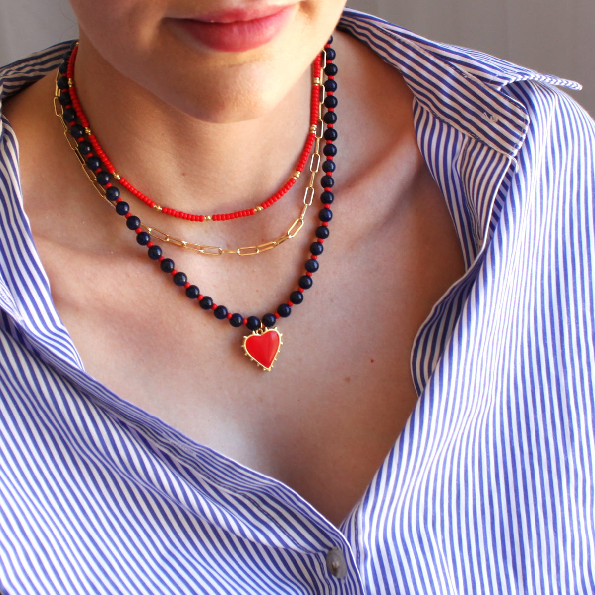 Lettie Seed Bead Necklace