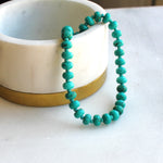 Moxie Candy Bead Turquoise Necklace