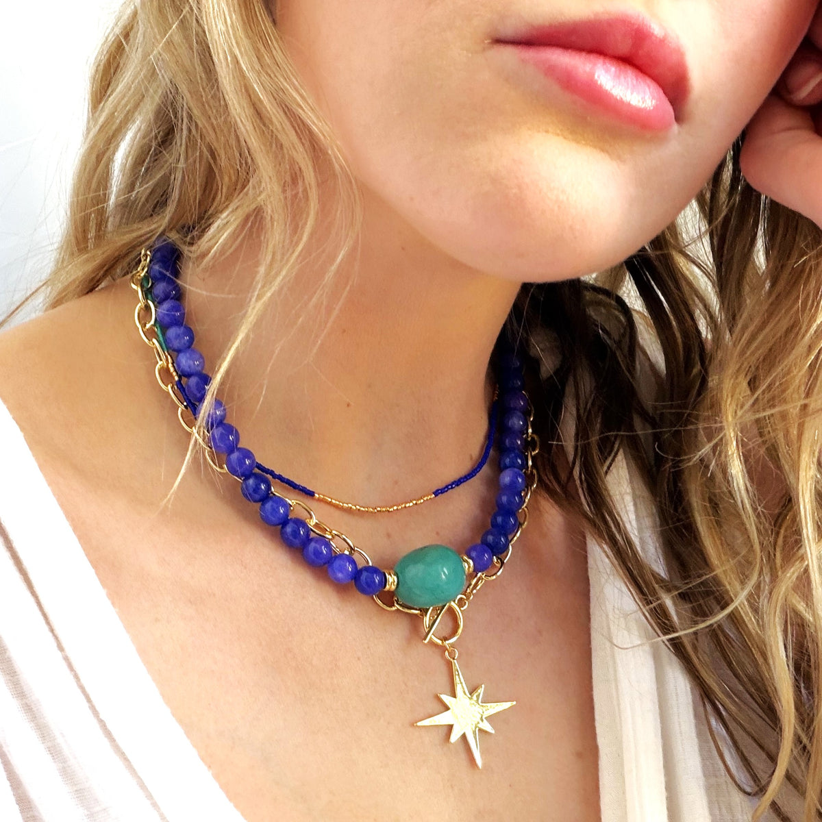 Tropical Lithe Beaded Necklace