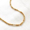 Golden Unity Seed Bead Necklace