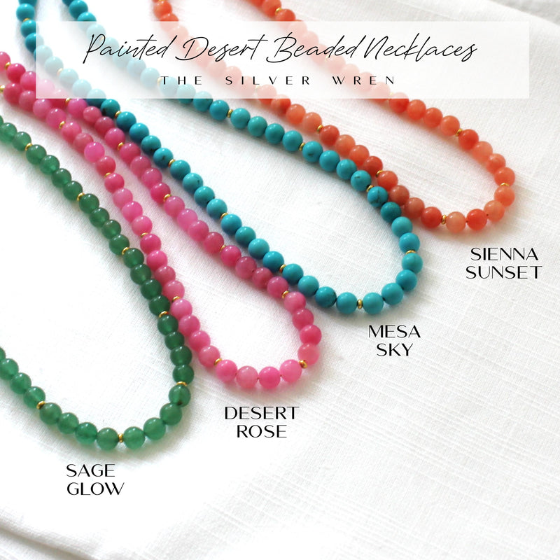 Painted Desert Beaded Necklaces