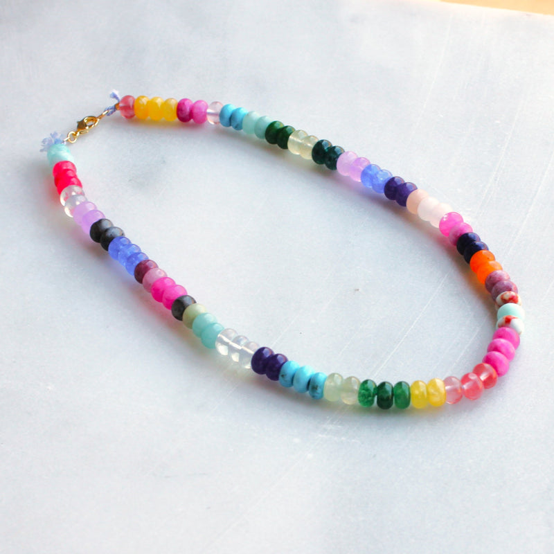 Painted Desert Candy Bead Necklace