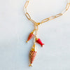 Lucky Catch Fish Pendant Necklace