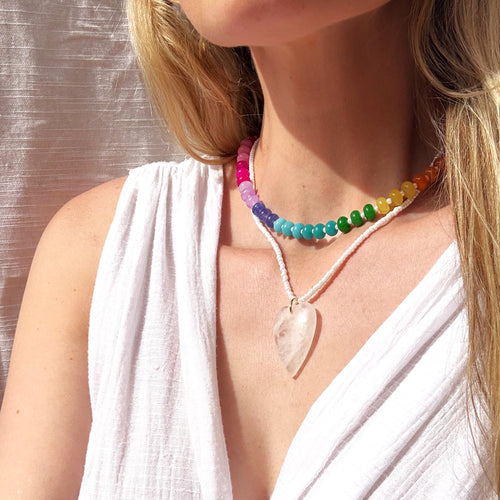La Playa Stone Candy Beaded Necklace