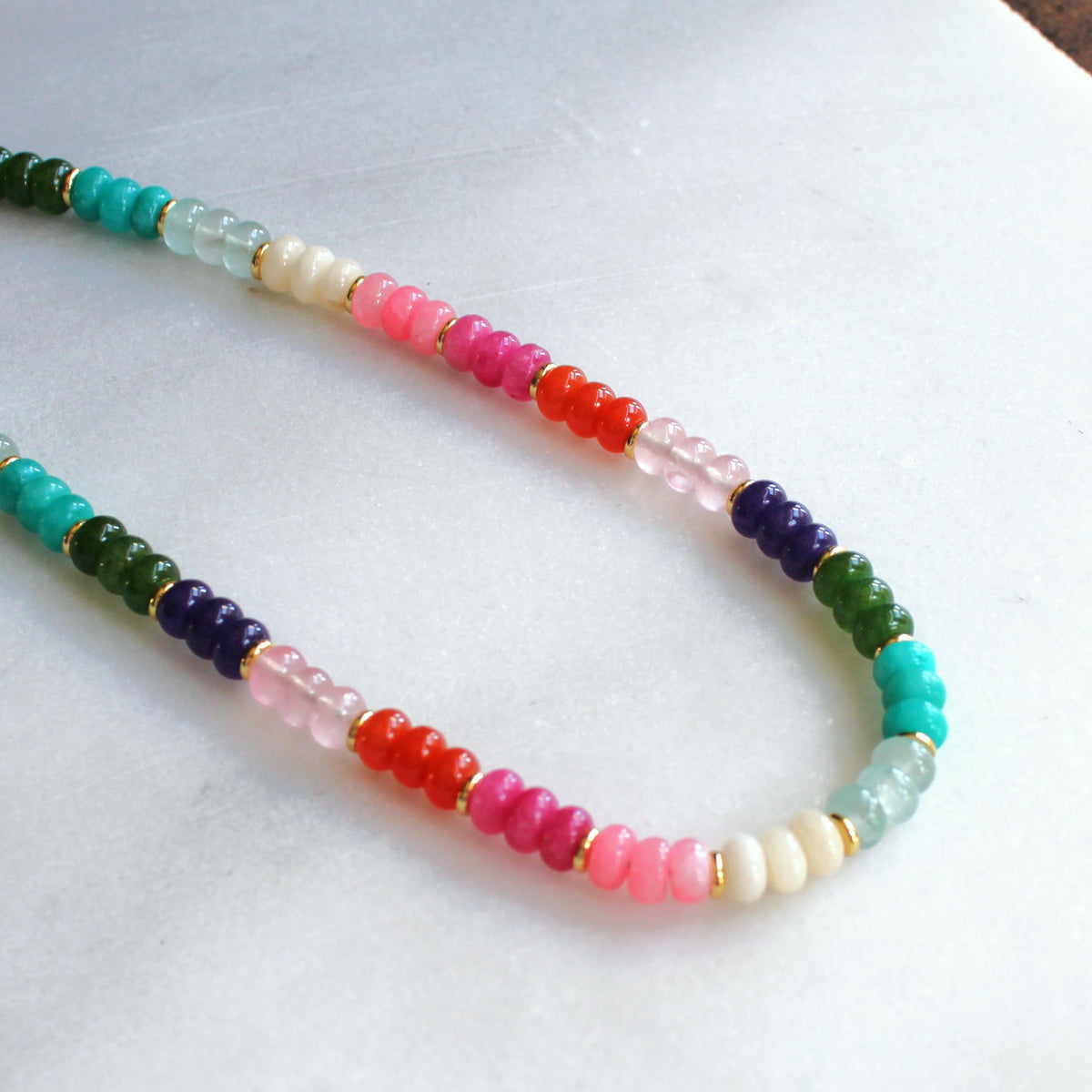 Desert Blooms Beaded Candy Necklace