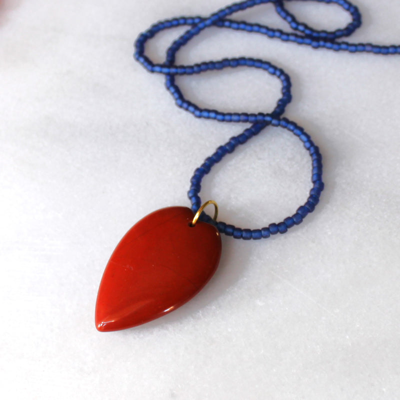 Esti 2 Stone Heart Necklace