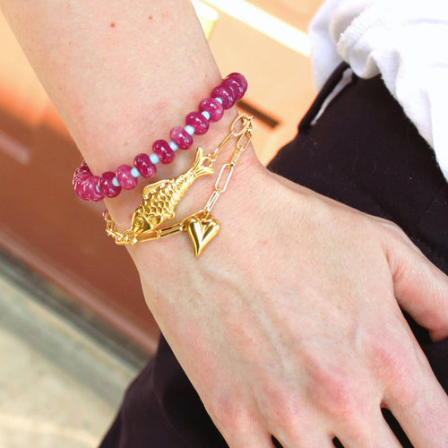 Willow Candy Stone Beaded Bracelet