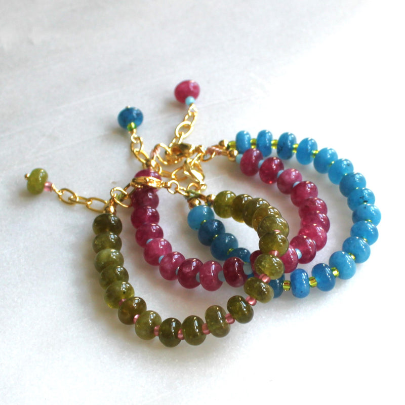 Willow Candy Stone Beaded Bracelet
