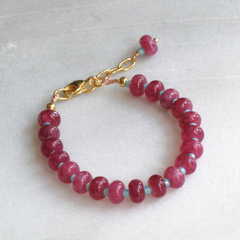 Willow Candy Stone Beaded Bracelet