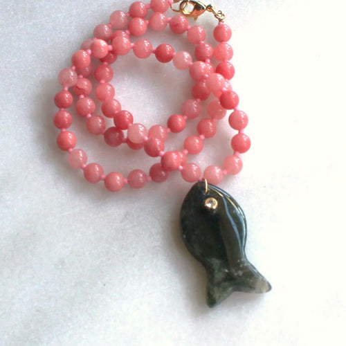 Calla Beaded Necklace
