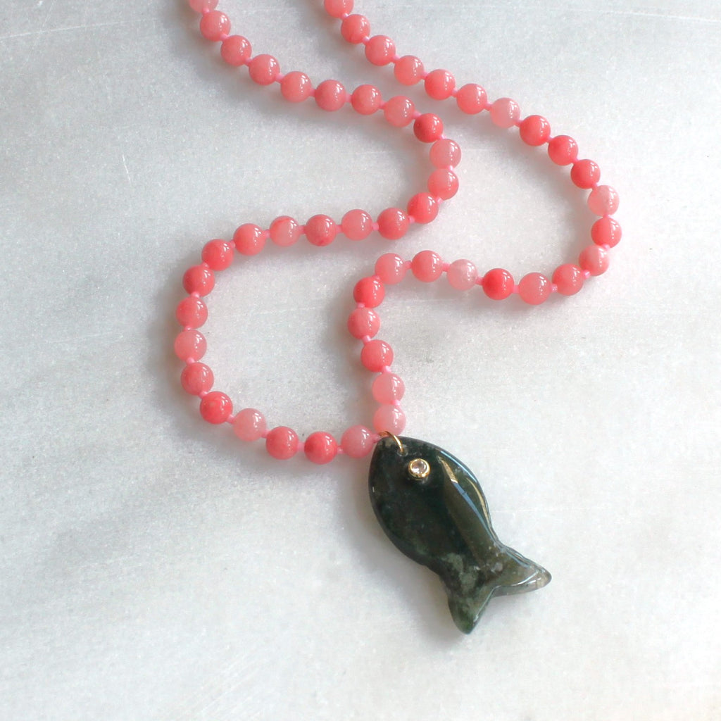 Calla Beaded Necklace
