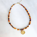Sedona Coin Beaded Necklace