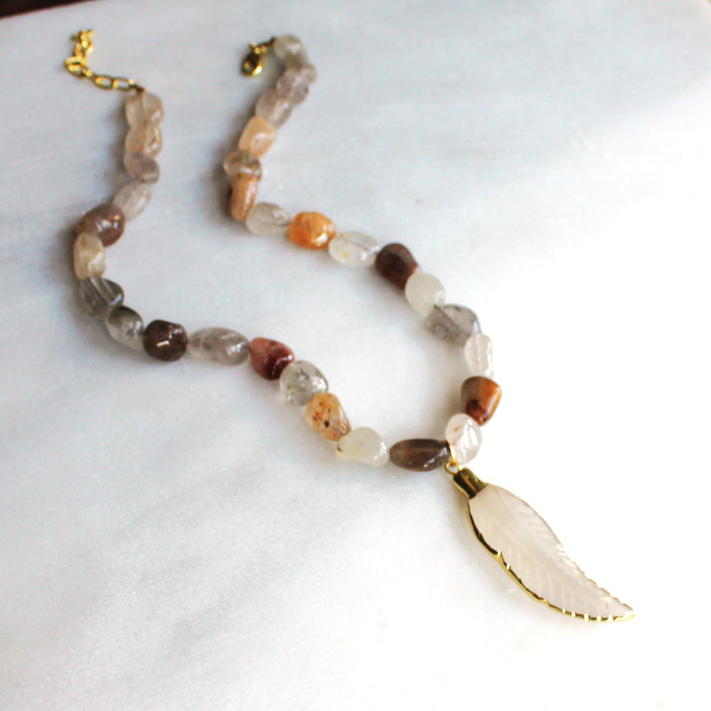 Greer Chunky Beaded Necklace