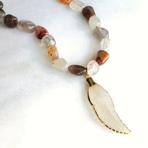 Greer Chunky Beaded Necklace