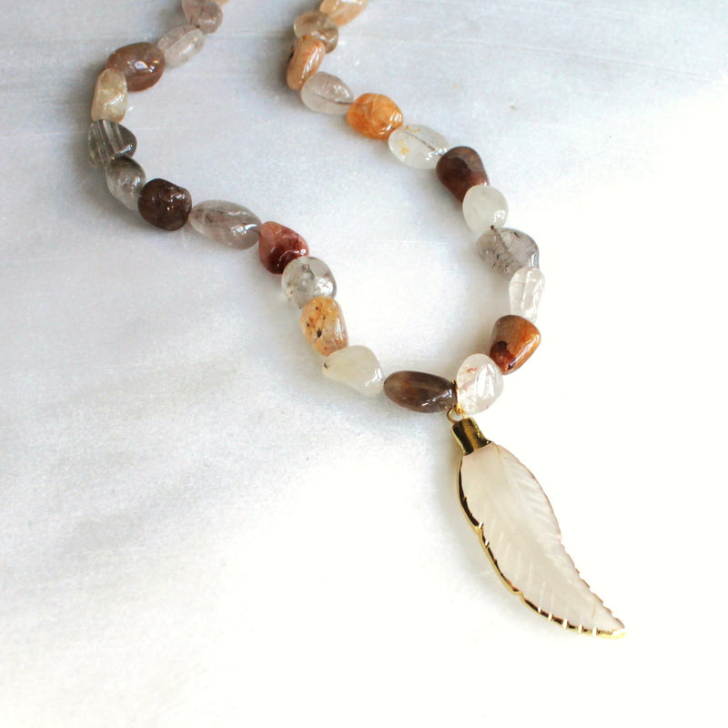 Greer Chunky Beaded Necklace