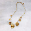 Chunky Gold Multi Charm Necklace