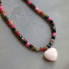 Maysen Tourmaline & Heart Beaded Necklace