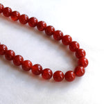 Nia Chunky Carnelian Beaded Necklace