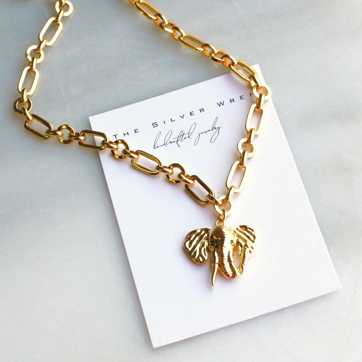 Elephant Pendant Necklace