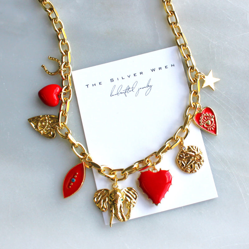 Uma Multi Charm Necklace