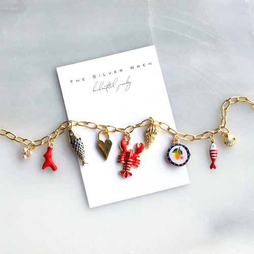 Lobster Bay Charm Necklace