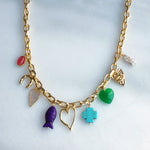 Veda Multi Charm Necklace