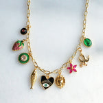 Daphne Multi Charm Necklace