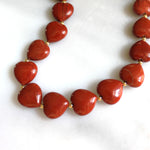 Red Jasper Wild Heart Beaded Necklace