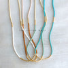 Lithe Beaded Necklace - Choose  your color