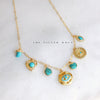 Turquoise Multi Charm Necklace