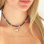 Beaded Lapis Lazuli Necklace